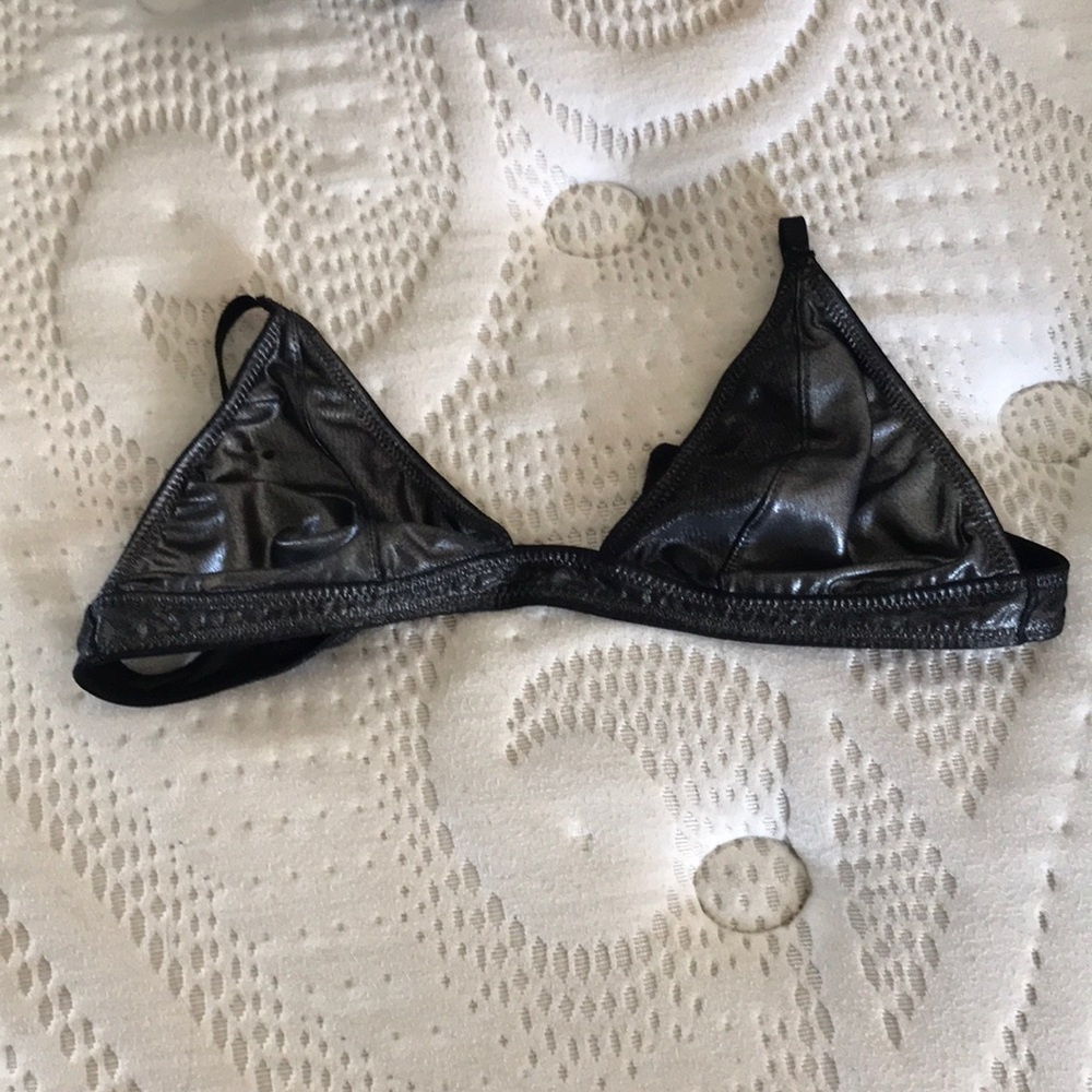 Silver dark Bralette